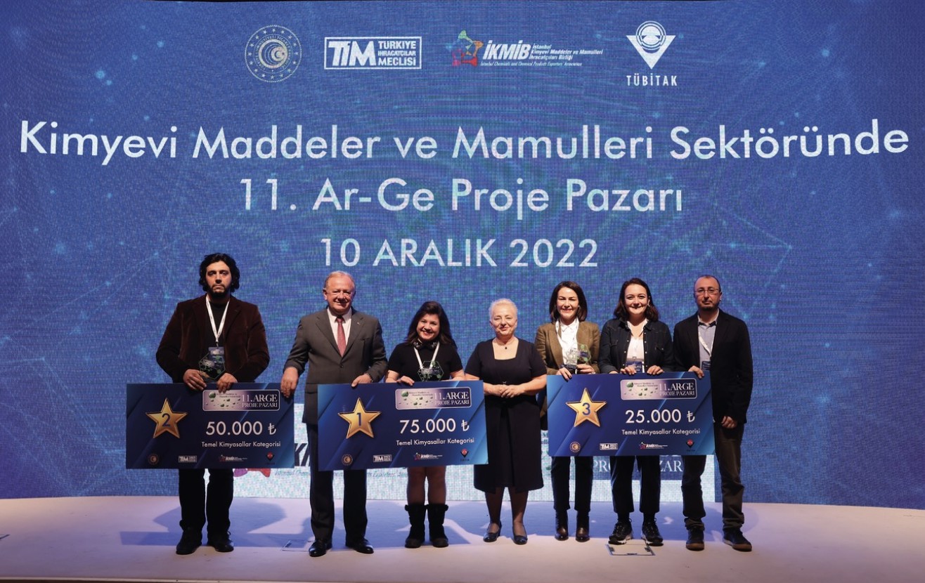 11. Kimya AR-GE Proje Pazarı'ndan Üniversitemize 1.'ilk ödülü